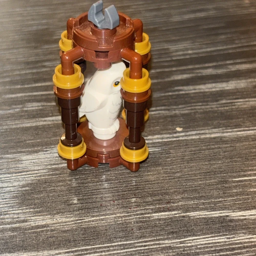LEGO Minifigure‎ White Owl Hedwig Harry Potter In Cage